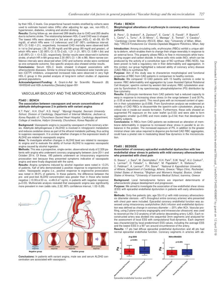 Morphological Alterations of Erythrocyte | PDF | Coronary Artery ...