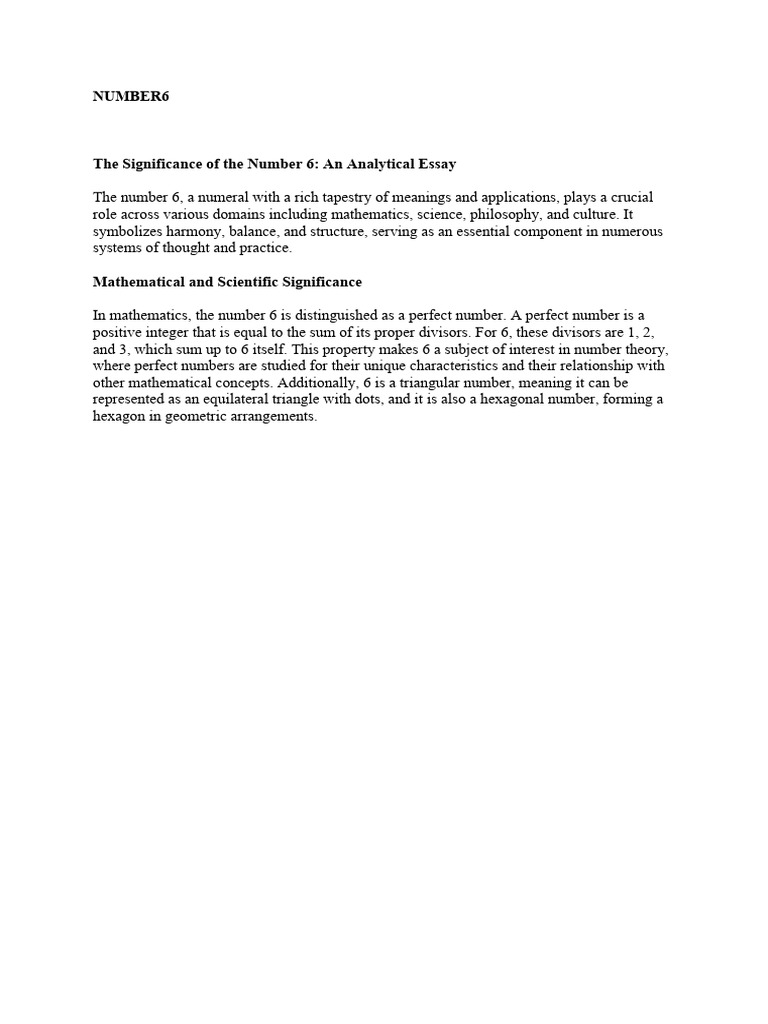 Number 6 pdf