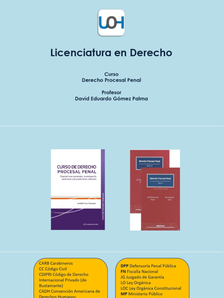 Proce Penal | PDF | Jurisdicción | Ley procesal