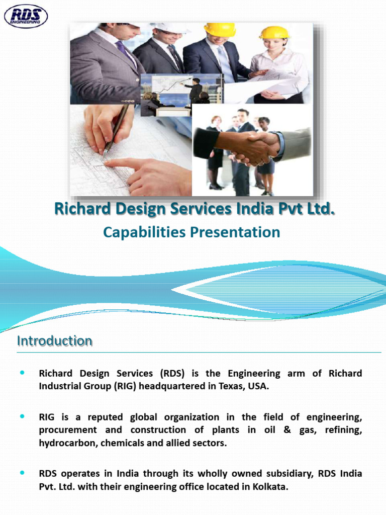 RDSI Capability Presentation | PDF | Oil Refinery | Engineering