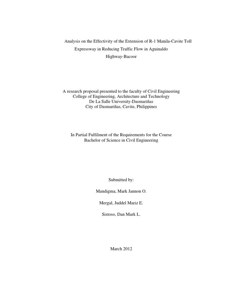 Thesis title page example picture