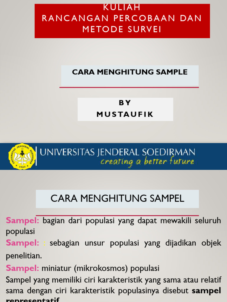 Cara Menghitung Sampel Bertingkat Menggunakan Proportionated Stratified ...