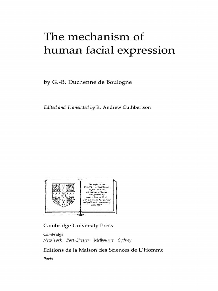 The Mechanism of Human Facial Expression | PDF
