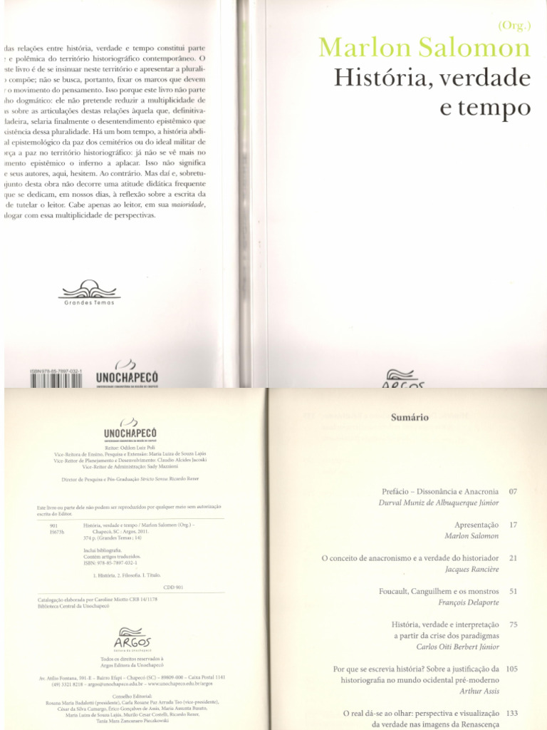 03. ASSIS, Arthur. Por Que Se Escrevia História | PDF