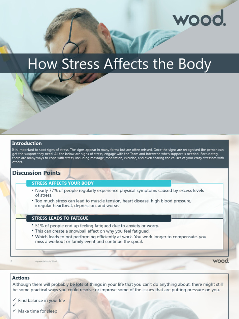 Impact of Stress on Health and Well-being | PDF | Career & Growth ...