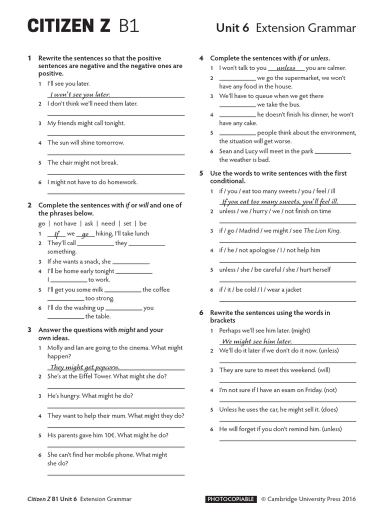 B1 Unit 6 Pdf Linguistics