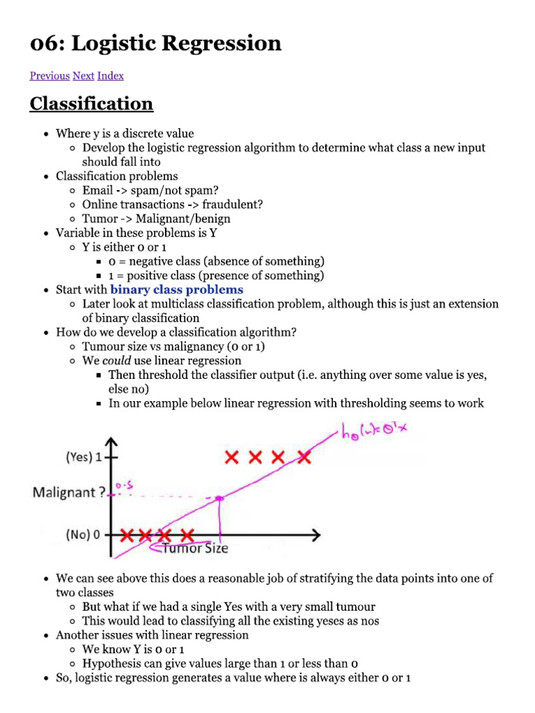 Logistic Regression | PDF