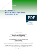 P7-Advanced Audit and Assurance (Int.) - Passcards-BPP