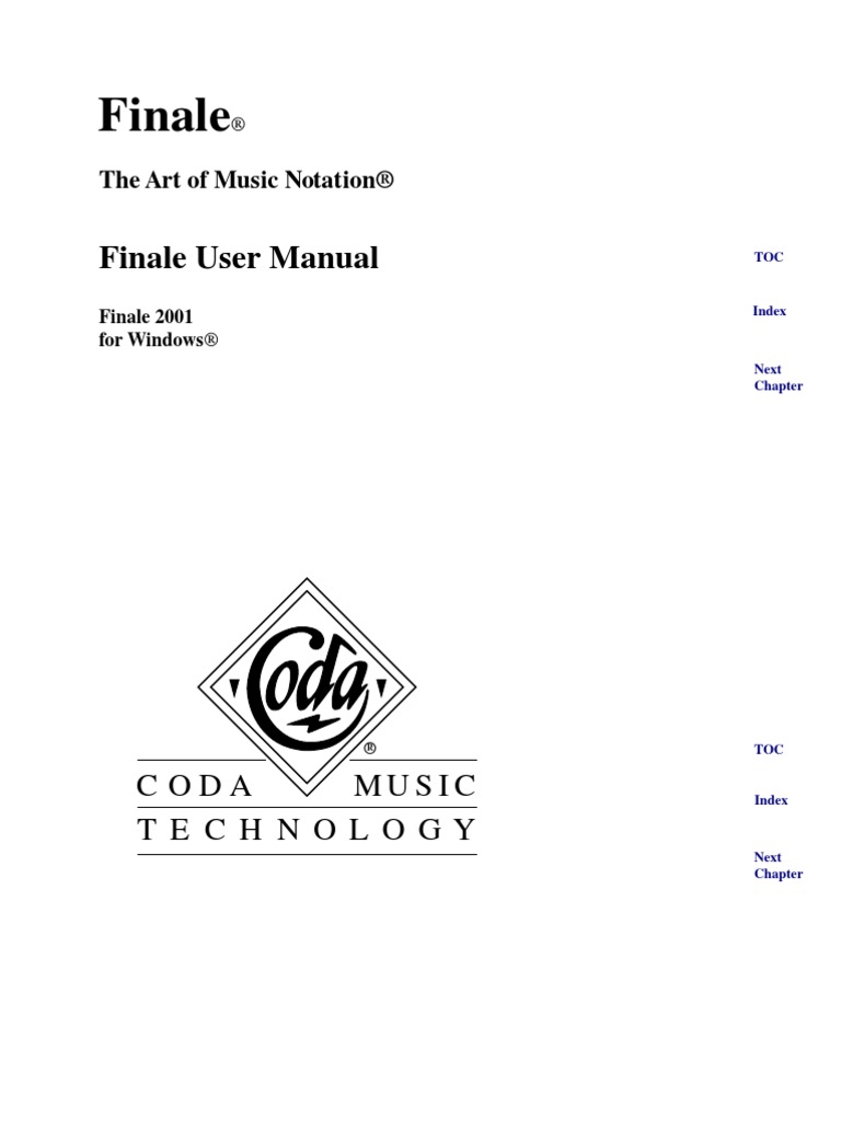 Finale coda music technology
