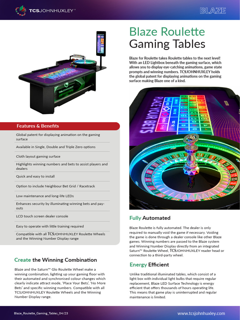 Blaze Roulette Table CIS | PDF | Roulette