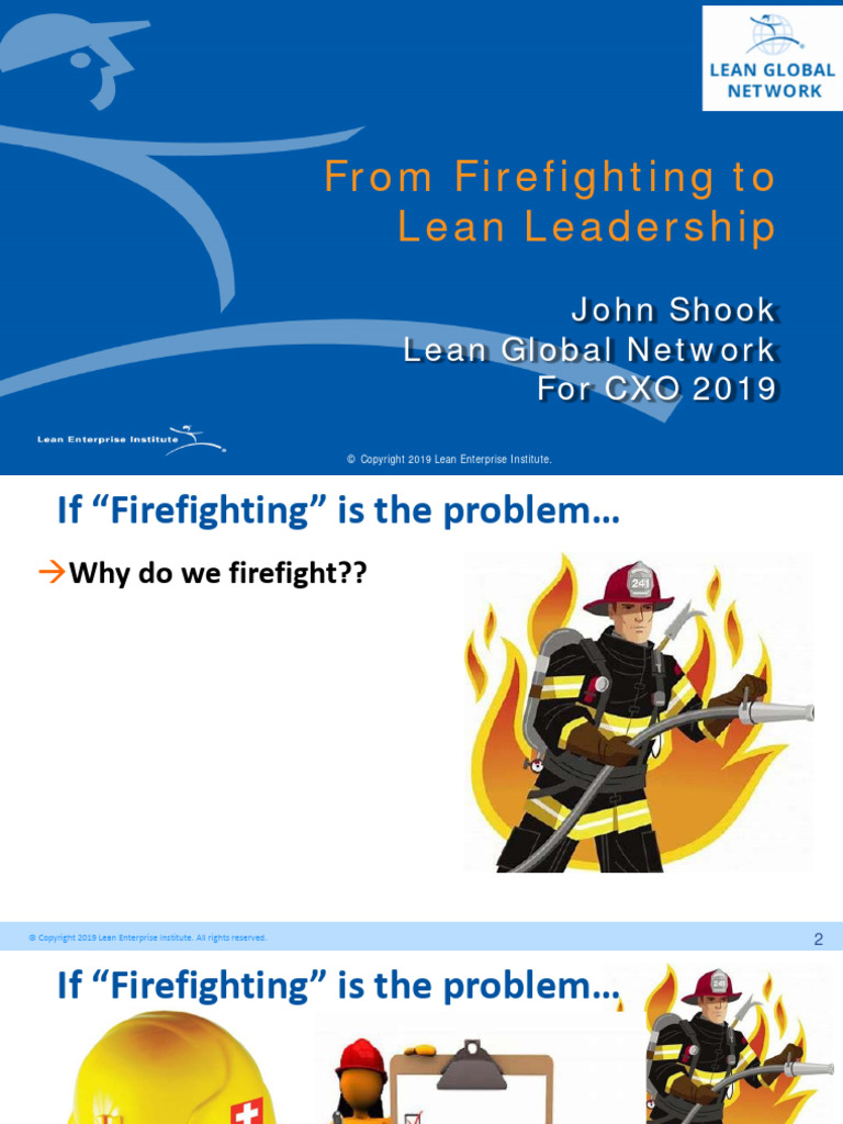 CXO Lean Summit 2019 - John Shook's - 3 | PDF | Thought | Leadership