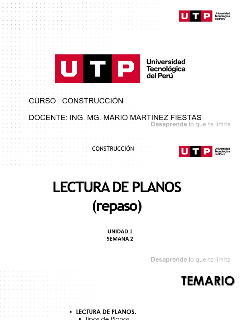 Lectura y Tipos de Planos en Construcción | PDF | Sistema Internacional ...
