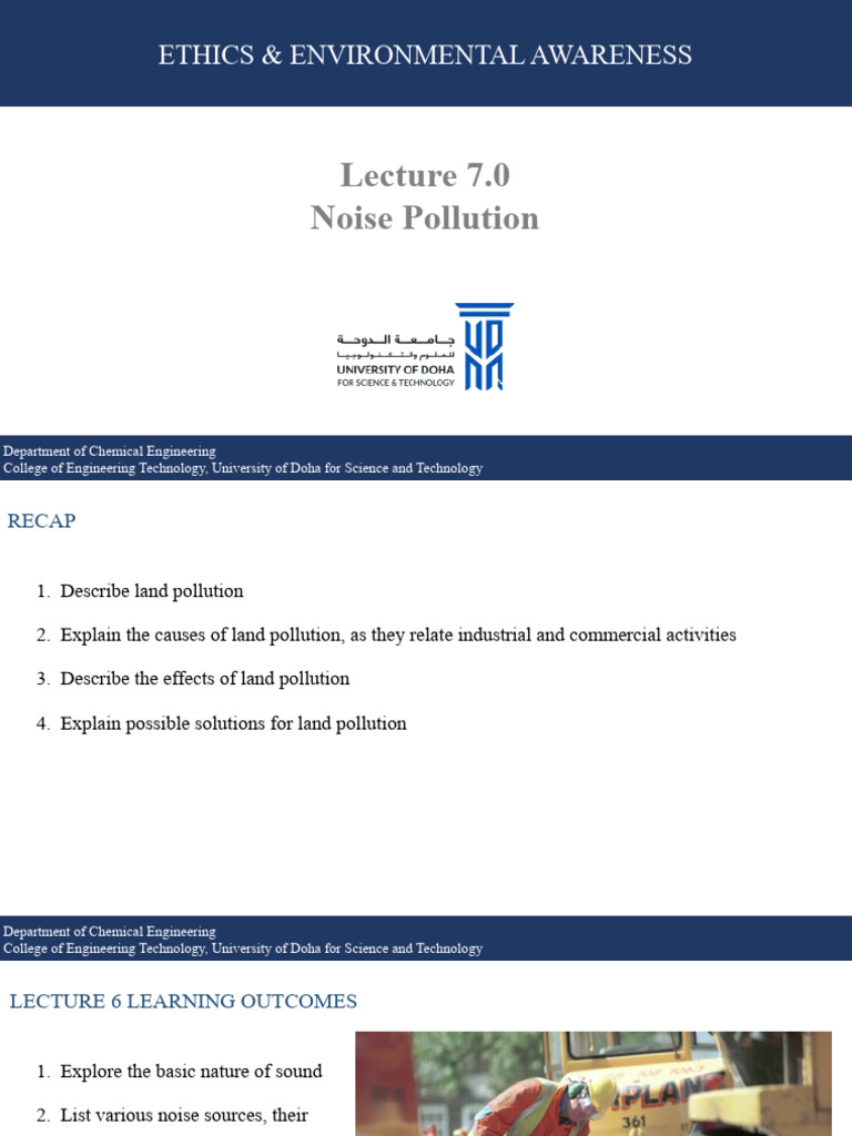Understanding Noise Pollution Effects | PDF | Noise | Decibel