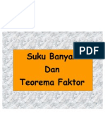 Suku Banyak Dan Teorema Faktor