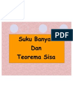 Suku Banyak Dan Teorema Sisa