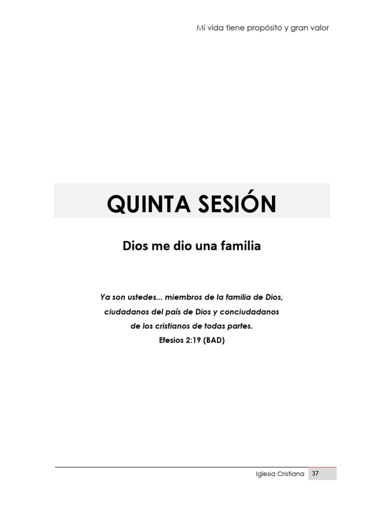 La familia de Dios en la iglesia | PDF | Iglesia cristiana | Cristo ...
