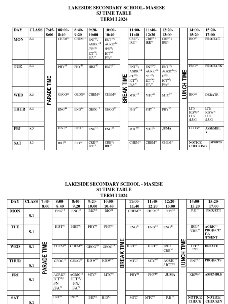 2024-revised-timetable-term-one-pdf