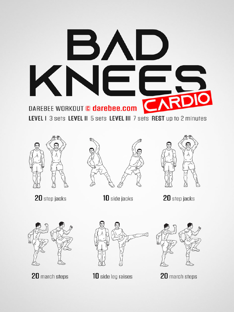 Bad Knees Cardio Workout | PDF