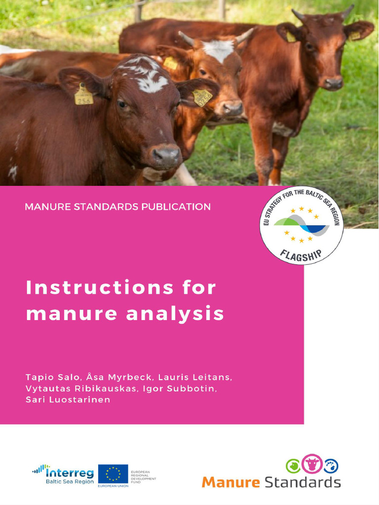 Instructions For Manure Analysis 1 | PDF | Manure | Atomic Absorption ...