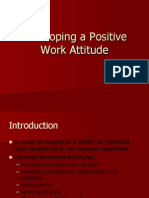 Developing a Positive Work Attitude