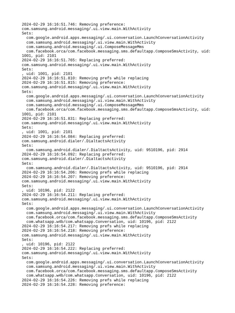 Samsung Messaging Preference Changes | PDF | Android (Operating System ...
