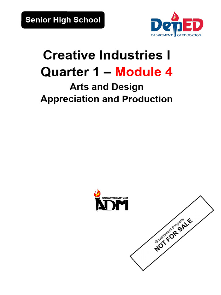 Grade 12 Creative Industries Module 4 | PDF | Graphic Design | Advertising