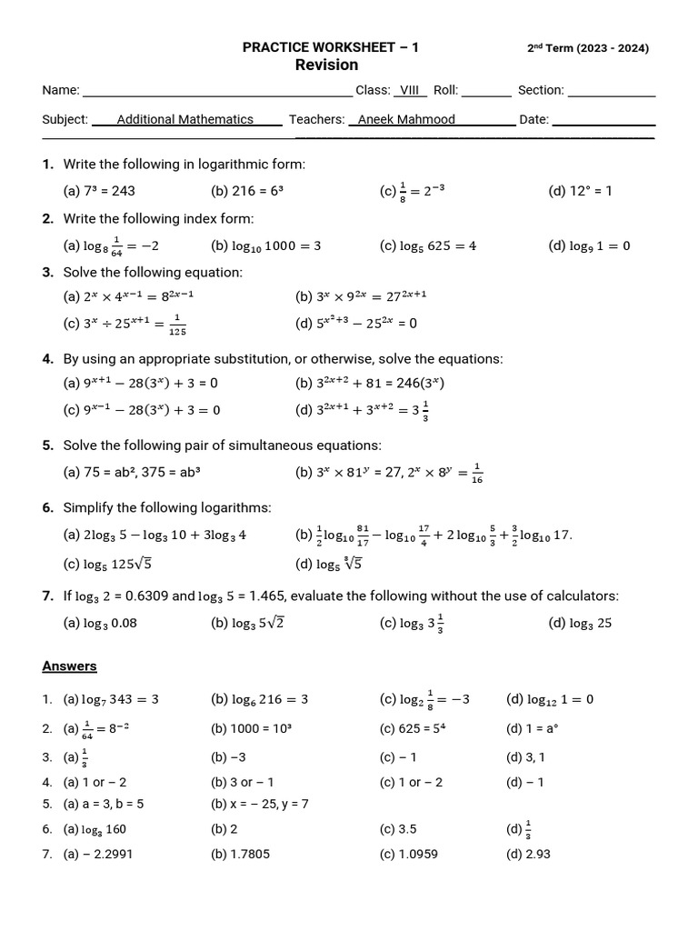 Add Maths