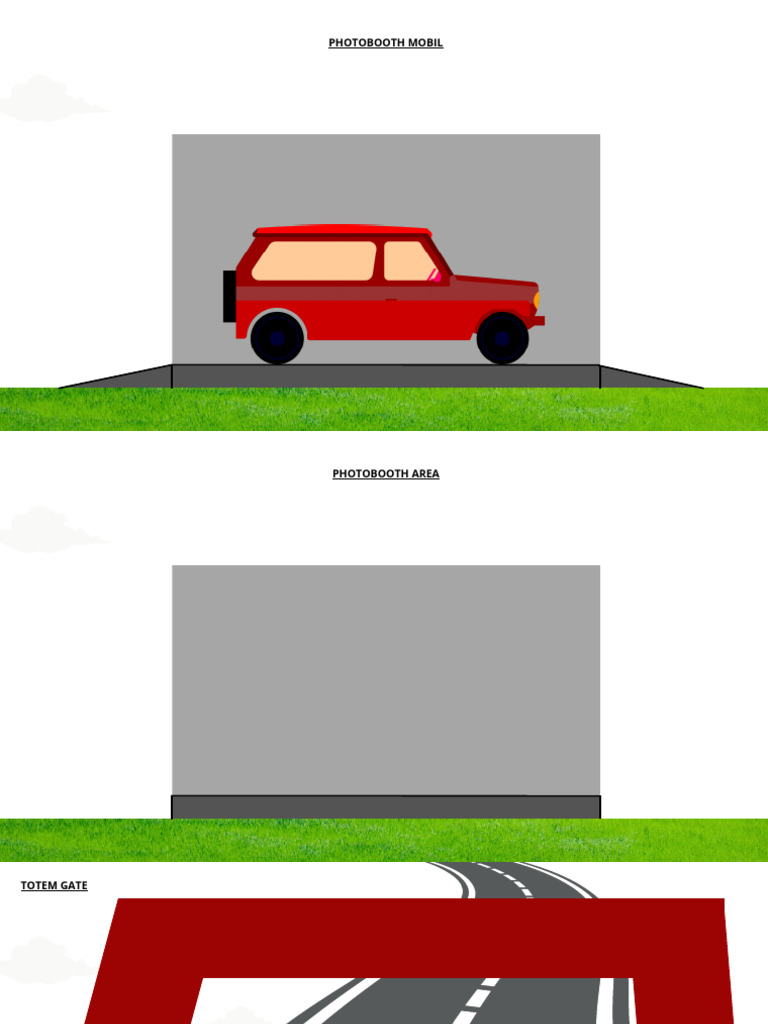 Green Minimalist Illustrated Landscape Desktop Wallpaper | PDF
