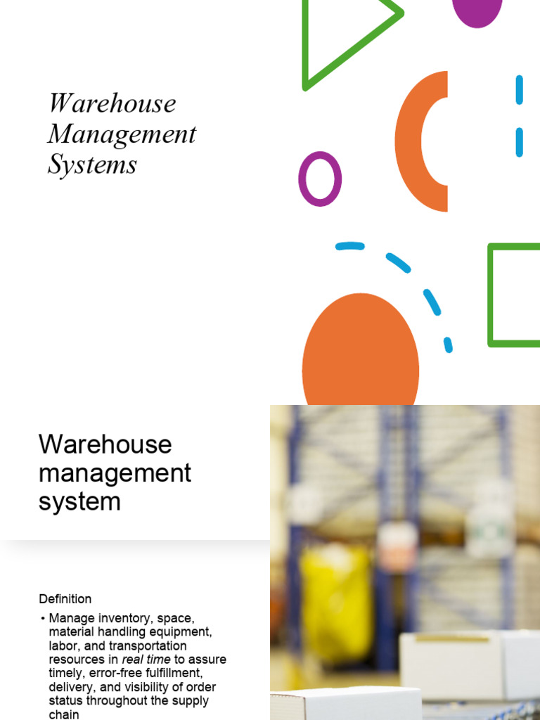 Warehouse Management System For KU | PDF | Warehouse | Logistics