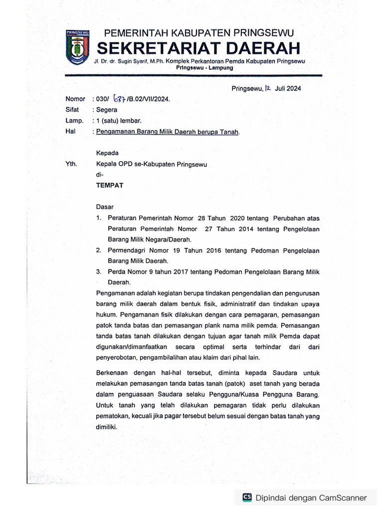 Pemda Lembata Konsolidasi Pengamanan Aset, Fokus pada Tanah Taman Kota Swaolsa Titen