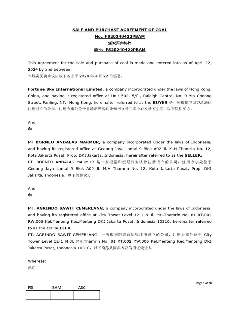 2 - R4 Draft Contract Bam - FS Nar 5500 CFR 22 Aprl 2024-F1 | PDF ...