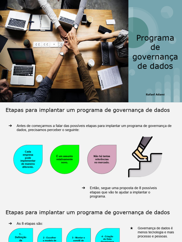 Etapas para Implantar Um Programa de Governança de Dados | PDF ...
