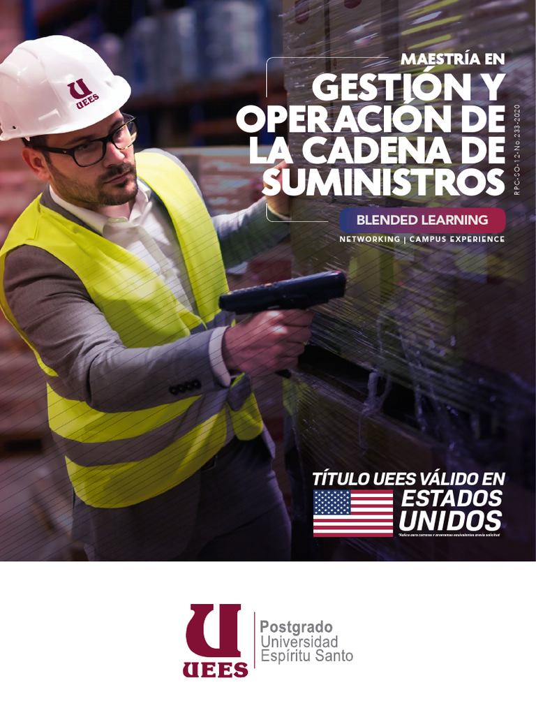 Maestría en Gestión de la Cadena de Suministro | PDF | Titulo academico ...