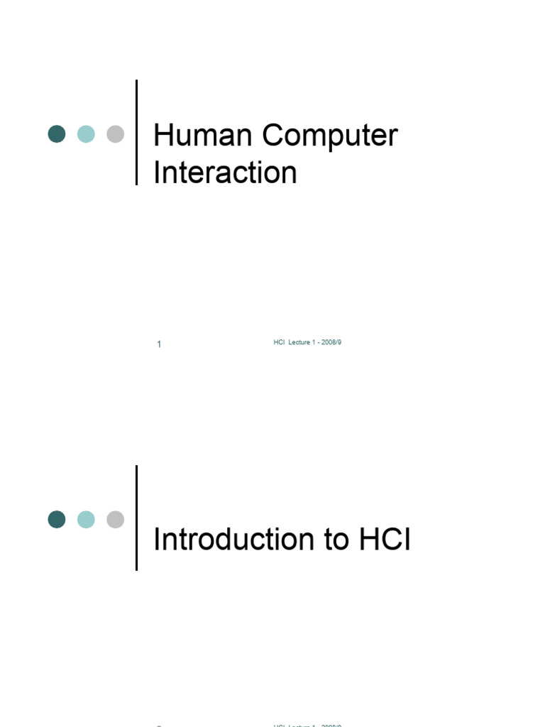 Introduction to Human-Computer Interaction | PDF | Human–Computer ...