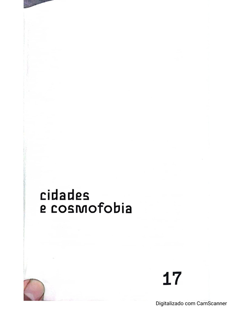 Cidades e Cosmofobia | PDF