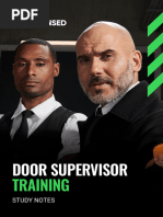 Physical Intervention Skills for Door Supervisors | PDF | Risk | Psychosis