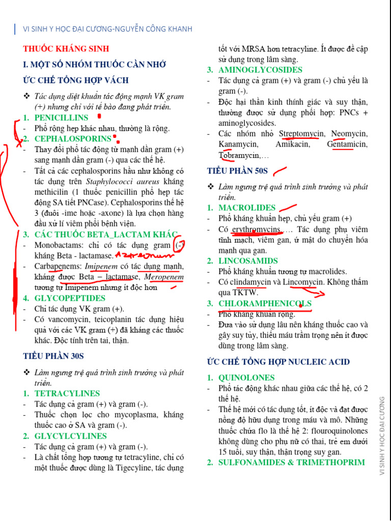 VI SINH Y HỌC ĐẠI CƯƠNG | PDF