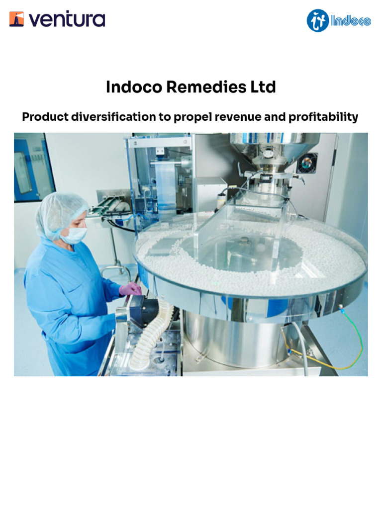 Indoco Remedies - 1st July 2024 Ventura Research | PDF | Price–Earnings ...