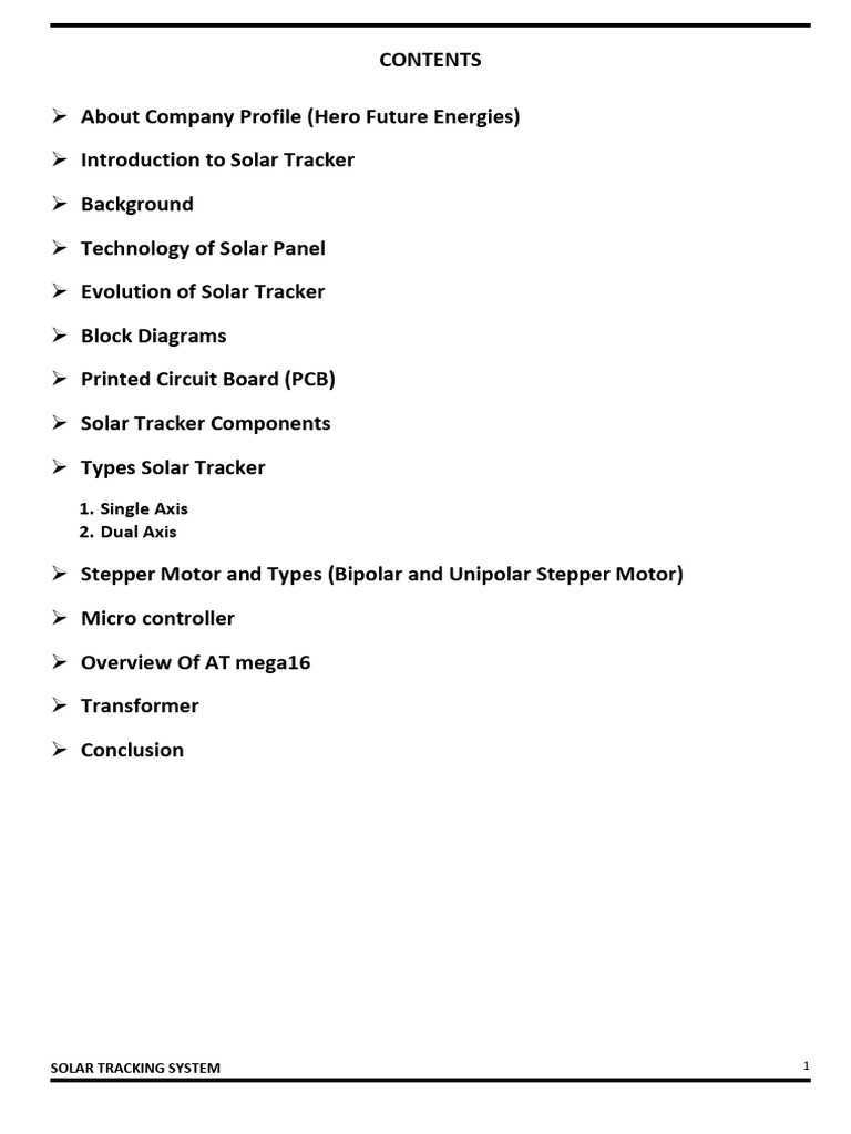 Solar Angle Tracking for PV Efficiency | PDF | Printed Circuit Board ...