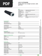 Keyence NQ-P8B10 Power Cable Data Sheet | PDF