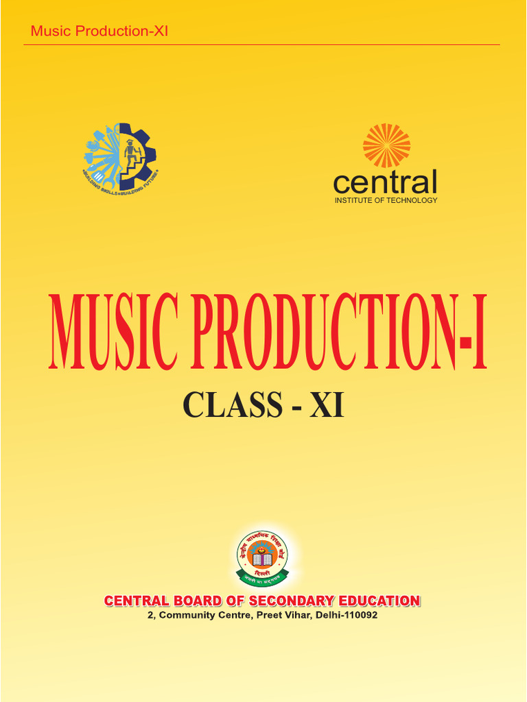 Music Production Curriculum Overview | PDF | Information | Occupational ...
