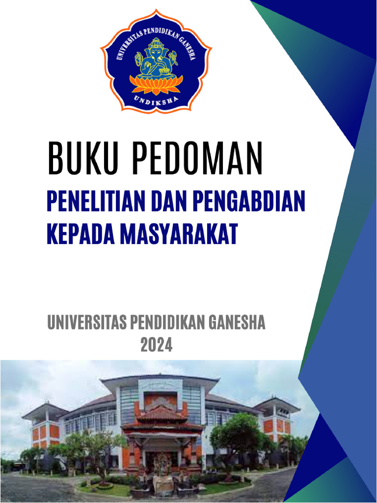 Pedoman Penelitian dan PkM Undiksha | PDF
