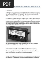 Low Cost 20MHz Function Generator With MAX038