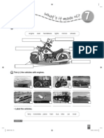 Label The Motorbike.: Engine Seat Handlebars Lights Mirrors Wheels
