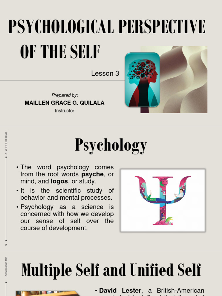 Understanding the Self in Psychology | PDF | Id | Self Concept