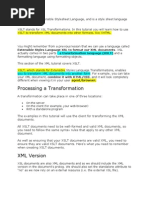 XSL Stands For Extensible Style Sheet Language