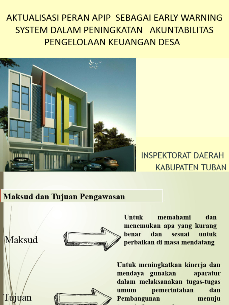 Peran APIP dalam Pengawasan Keuangan Desa | PDF