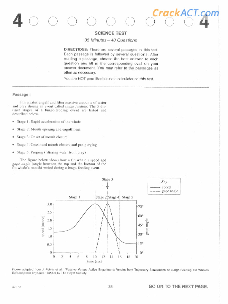 ACT Science - 72F | PDF