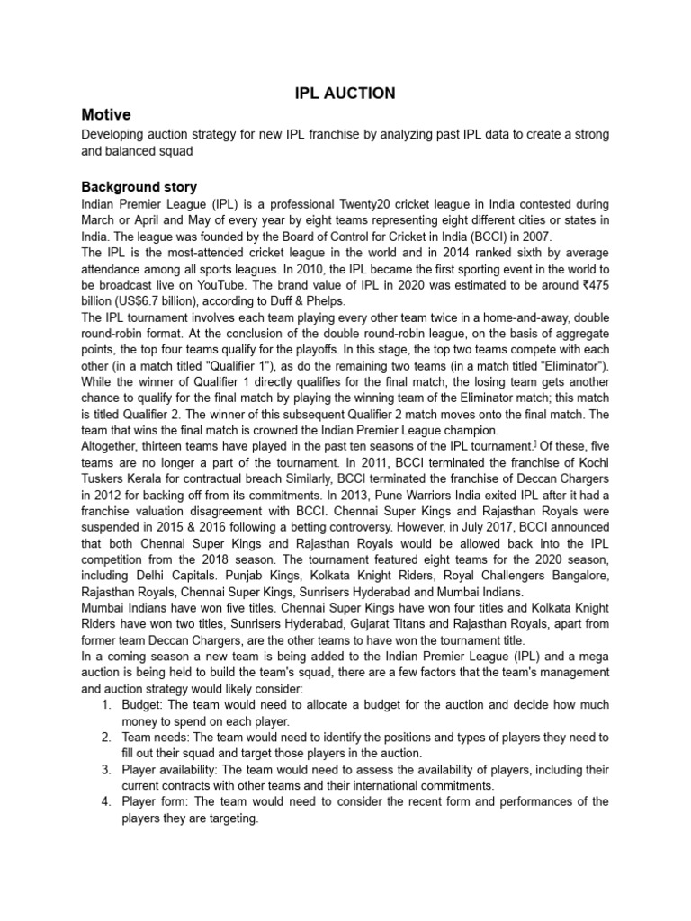 Course Project - SQL (DS PGC) | PDF | Bowling (Cricket) | Cricket