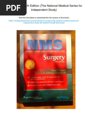 NMS Surgery, 5th Edition (The National Medical Series For